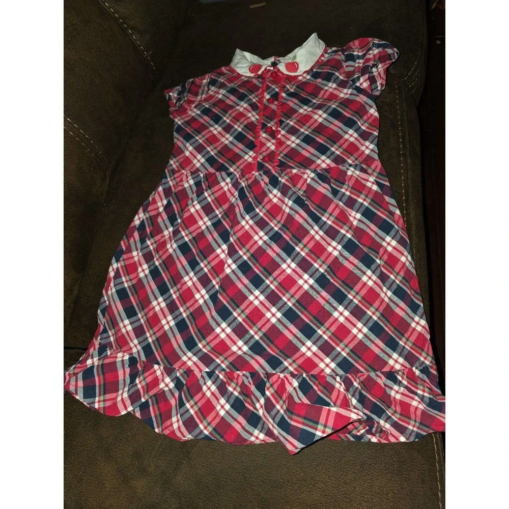 Gymboree classroom cutie back to school apple dress size 8